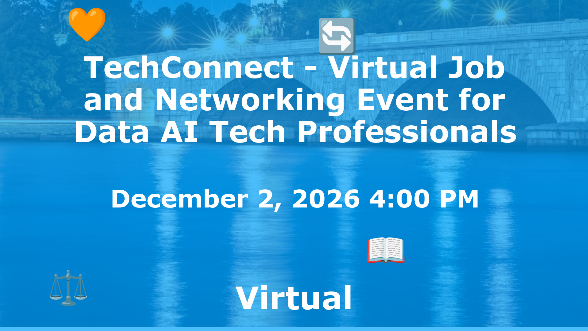 TechConnect - Virtual Job and Networking Event for Data AI Tech Professionals event image